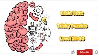 Brain Test: Tricky Puzzles Level 21-30 | #solved #puzzlesolving #puzzlechallenge #triviachallenge