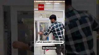 Upvc Balcony Covering @Indian_window_solutions #youtubeshorts #ytshorts #youtubeshort