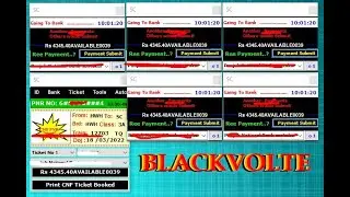 TATKAL SOFTWARE | LIVE BOOKING TATKAL TICKET | BLACKVOLTE