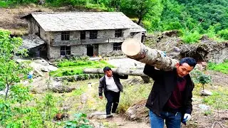 🏠Возвращаюсь в свою деревню, чтобы отремонтировать старый дом и жить так#ремонт #строительство