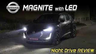 2021 Nissan Magnite Night Drive Review - LED Headlights Explained | MAGNITE Night Experience