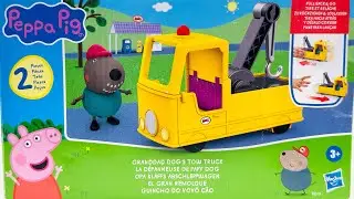 6 Minutes Satisfying with Unboxing Peppa Pig Grandad Dogs Tow Truck Action ASMR
