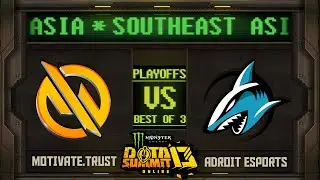 MG.Trust vs Adroit Game 1 - Monster Energy Dota Summit 13 Online SEA: Semifinals w/ MLP & johnxfire
