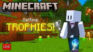 Hunting Rare Minecraft Trophies On PS5! (Bedrock Edition)