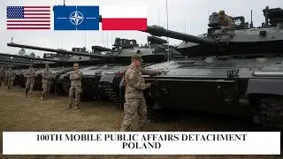 M2A3 Bradley Training for US And NATO Troops For Combat Mission In Poland