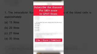 GPAT preparation 2026|| how to crack gpat exam|| question practice daily