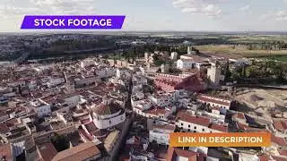 Spain 🇪🇸 Badajoz Alcazaba Drone [4K] Clip 6