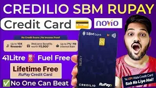 10X UNLIMITED Rewards?! 🤯 Novio RuPay Credit Card Full Review | Credilio Rupay Credit Card 💳