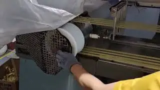 Garniture tape making process ( pressing tape )