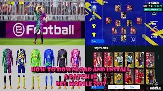 How To Apply Patch In PES 2021 Mobile I How To Download Patch & OBB file For PES 2021 Mobile