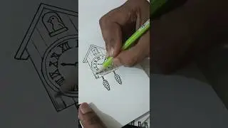 Clock story | new art | newart #newvideo #drawing #art #sketch #indianart #oldclock #fypシ゚viral