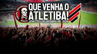 🥁 ATHLETICO 2x0 OPERÁRIO-PR: festa e músicas da Torcida Os Fanáticos - Campeonato Paranaense 2026