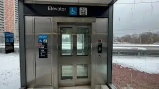 Elevators at Toronto TTC Victoria Park Subway Station at Daytime 3/3/2023
