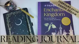 2026 Reading Journal Setup for February ✨ 📖✨ Includes Book Review, Flip Through & Planning! 💜