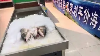 Inside a local Mall in the streets of Wuhan, China ​⁠
