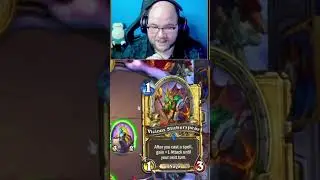 Top Deck master At It AGAIN!! - Naga Priest (Hearthstone) #shorts