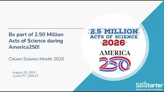 Citizen Science Month 2026: Make Your Acts Count - A Kickoff for Libraries and Event Facilitators