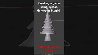 Creating a Game Using Tycoon Generator Plugin!  #roblox #blender