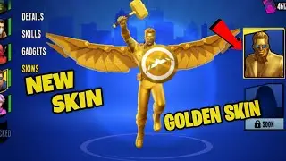 Captain America New Golden Skin Unlock In Spider Fighter 3 🔥||