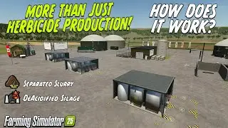 NEW MODS (REVIEW) HOW TO... HERBICIDE PRODUCTION PACK?!! FARMING SIMULATOR 25