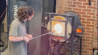 Wheaton Arts Glassblowing demonstration 10/3/25