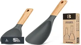 Cooking Spoon and Rice Scooper for Nonstick Cookwares Great for Cooking