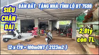 503💥 GIÁP TẾT CHỦ CẦN BÁN GẤP MẶT TIỀN TỈNH LỘ ĐT759B 12 x 178 +100Tc (2123m2 )2,8tỷ BAO SỔ CÒN TL