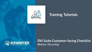 DVI Suite | Webinar | Configure Customer-facing Checklists
