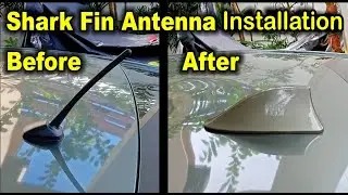 How to install Shark Fin Antenna on a TOYOTA VIOS