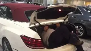 2015 E400 Convertible Trunk