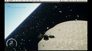 Alternative to RockCloud where rock blasts when hit by spaceship and sets player rotation
