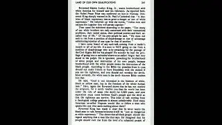 Elijah Muhammad thoughts about Martin Luther King Jr. 