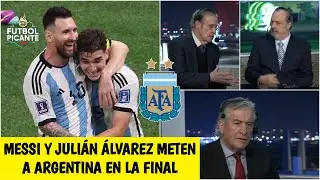 ARGENTINA, A LA FINAL de la mano de Messi y Julián Álvarez GOLEARON a Croacia | Futbol Picante