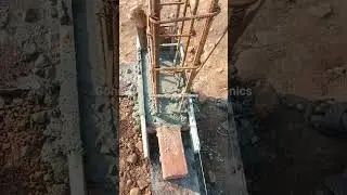 coloumn starter work #column starter #concrete #construction #civilengineering
