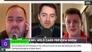 LIVE: PFI NFL Wild Card Weekend Preview Show | The Irish NFL Podcast @sbk