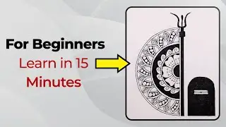 For Beginners Learn in 15 Minutes Mandala Art