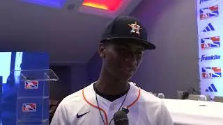 Albert Ferm&iacute;n, novatos firmado Con un bonos de 2.2  Millones de Dolares Por los  Astros Houston