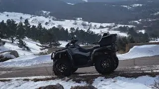 Весь снег в Крыму тут. Ай-Петри на квадроцикле