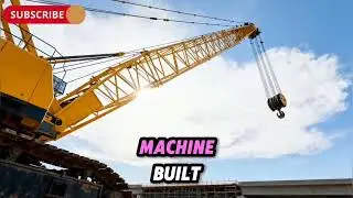 Large-Scale Elevated Bridge Construction with Heavy Cranes #crane #excavator #alatberat #breaker 