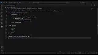 Fuzzy Set Theory in Python: How to Find Support (Crisp Set)