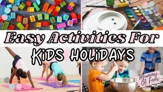Kids Activities For Summer Holidays