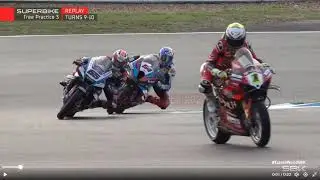 FP3 WSBK ESTORIL 2024 Jonathan Rea ahead of rain master Petrucci and Toprak