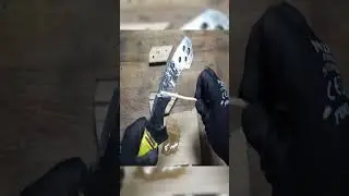 Creating a Survival Knife from a truck leaf   #knifemaking #knife #leafspring