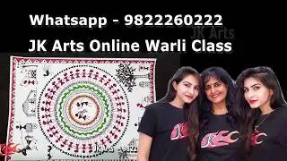 Warli Painting |  Free Tutorial Link in Description | JK Arts