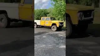 1966 Dodge Sweptline w/ 97&rsquo; Dodge 2500 Cummins chassis swap. #crewcab #diesel #takeoff #oldschool