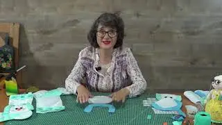 Bota Navide&ntilde;a. Copito Nieve. Incluye moldes (Caja de informaci&oacute;n) Yasna Pino. Casa Puchinni.