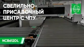 Nanxing NСB612DL Сверлильно-присадочный центр с ЧПУ | Работа станка в производственной линии
