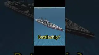 Battleship or Battlecanoe? 🚢🤔🛶 #battleship #gaming #canoe #fromthedepths #shorts