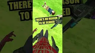 Человек-паук в виртуальной реальности идет в школу со своим сыном #vr #virtualreality #spiderman ...