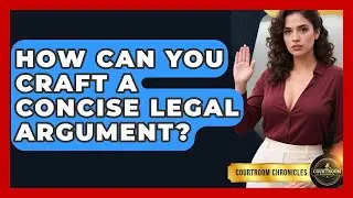 How Can You Craft A Concise Legal Argument? - Courtroom Chronicles
